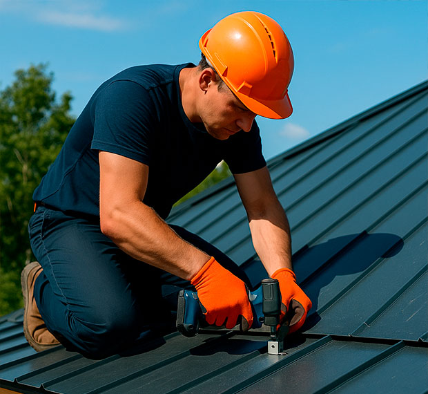 Ремонт металлической кровли в Истре