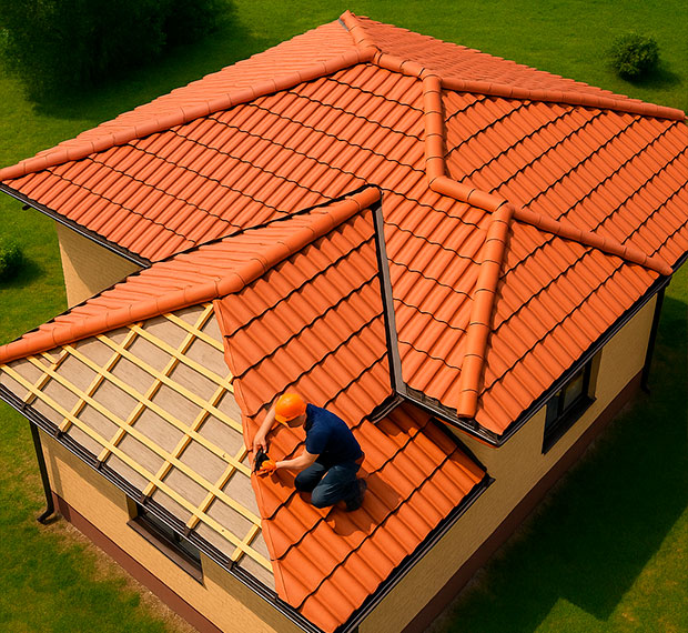 Установка сложной кровли в Истре